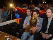 Չեմպիոնների դիմավորում, «Զվարթնոց» օդանավակայան, Երևան, ՀՀ